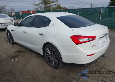 2017 Maserati Ghibli S Q4 z USA, uszkodzony, nr VIN ZAM57RTA5H1229995